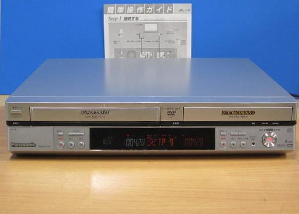 Panasonic☆メンテ済 動作良好☆簡単ダビング VHS+DVDレコーダー
