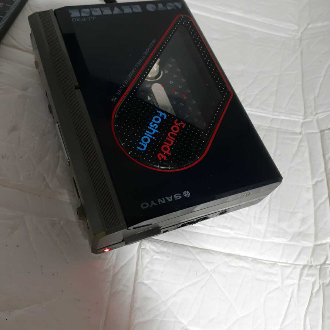 一円～ ジャンク品/SANYO STEREO CASSETTE PLAYER JJ-P30/サンヨー