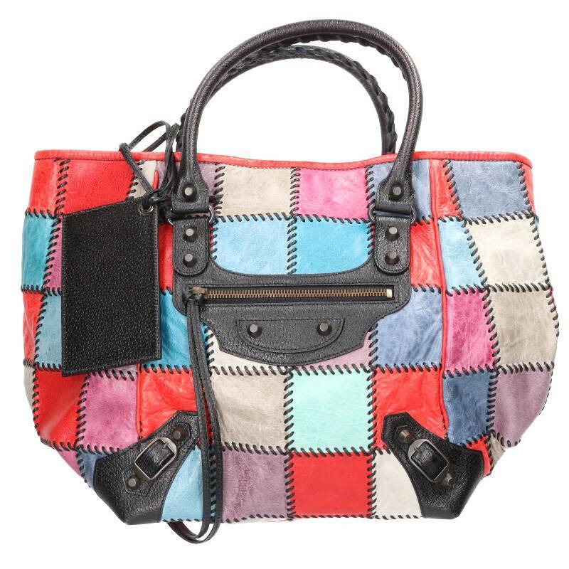 バレンシアガ BALENCIAGA ザ・サンデー 228750 パッチワークレザー 