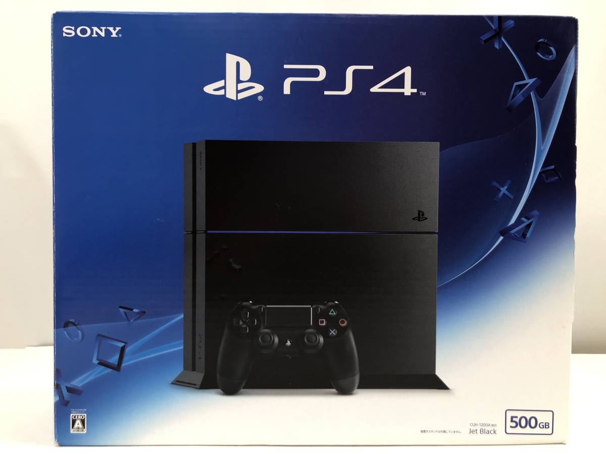 2245)【1円スタート】PS4本体(CUH-1200A/500GB/ブラック)プレステ4 