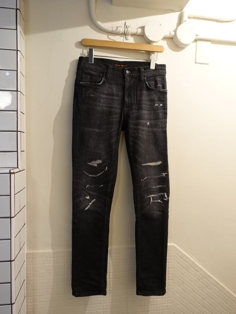 新作登場，限定セール ヌーディージーンズ デニム パンツ ダメージ加工 ストレッチ Lean Dean サイズ28(ヌーディージーンズ)｜売買されたオークション情報、yahooの商品情報をアーカイブ公開 - オークファン ヌーディージーンズ