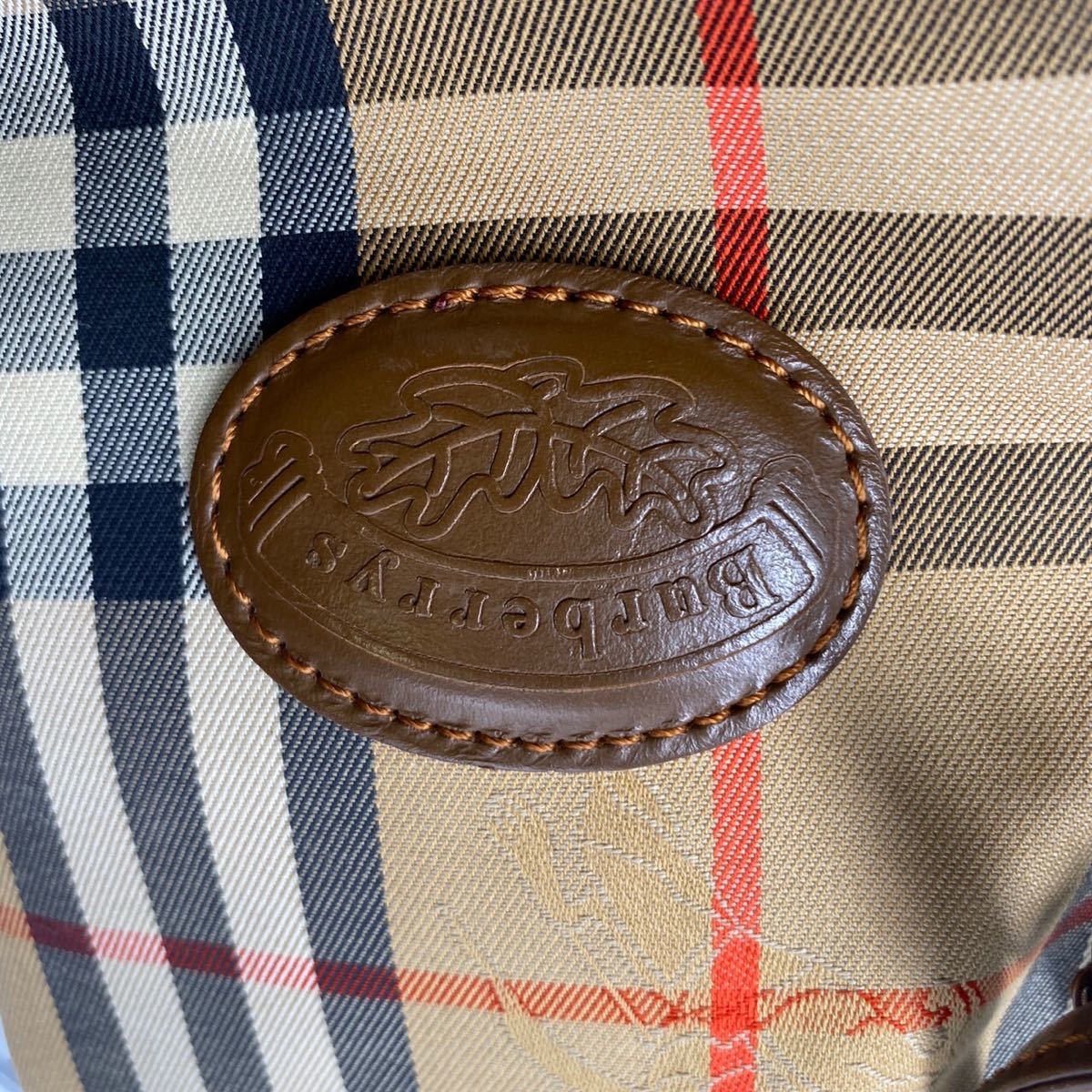 1円《極美品》バーバリー BURBERRY リュック ノバチェック シャドー 