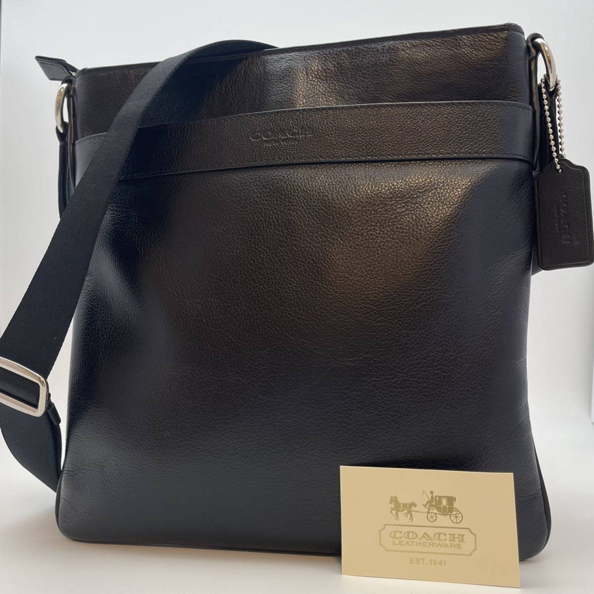1円 【未使用級】 COACH コーチ ショルダーバッグ ボディバッグ 