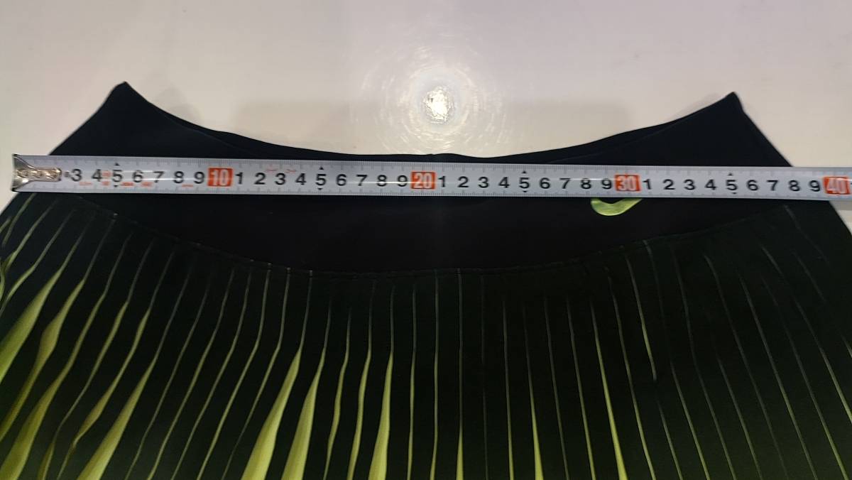 ナイキ　nike テニスウェア　上下セット　タンクトップ　スコート　黒　ブラック　黄色　イエロー_8
