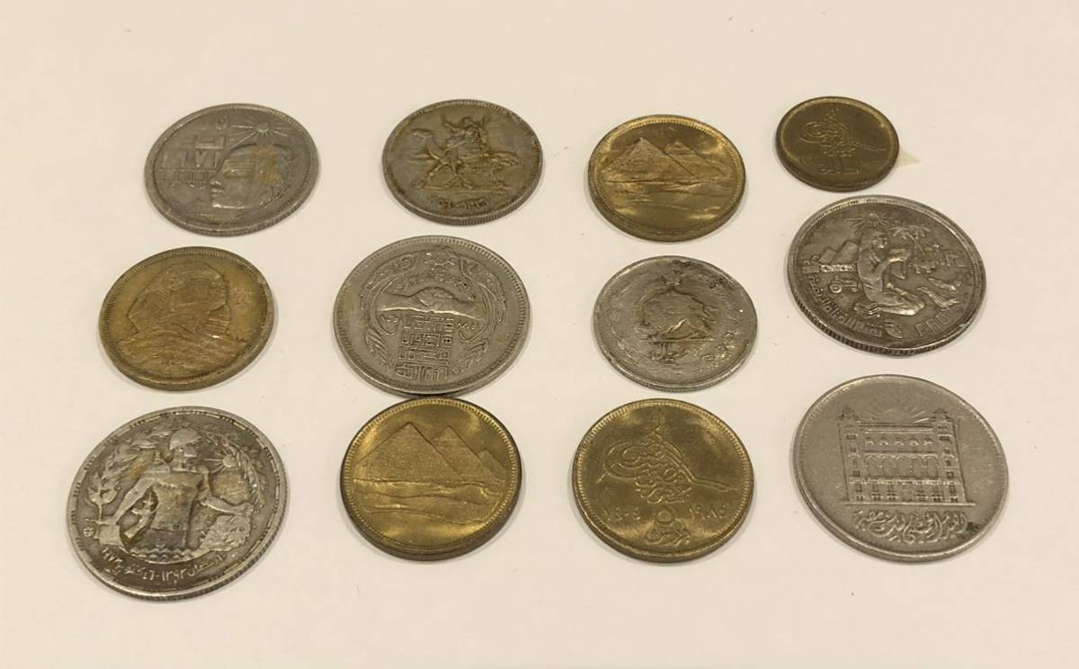 エジプト 古銭12枚セット 貨幣 アンティークコイン(アフリカ)｜売買 