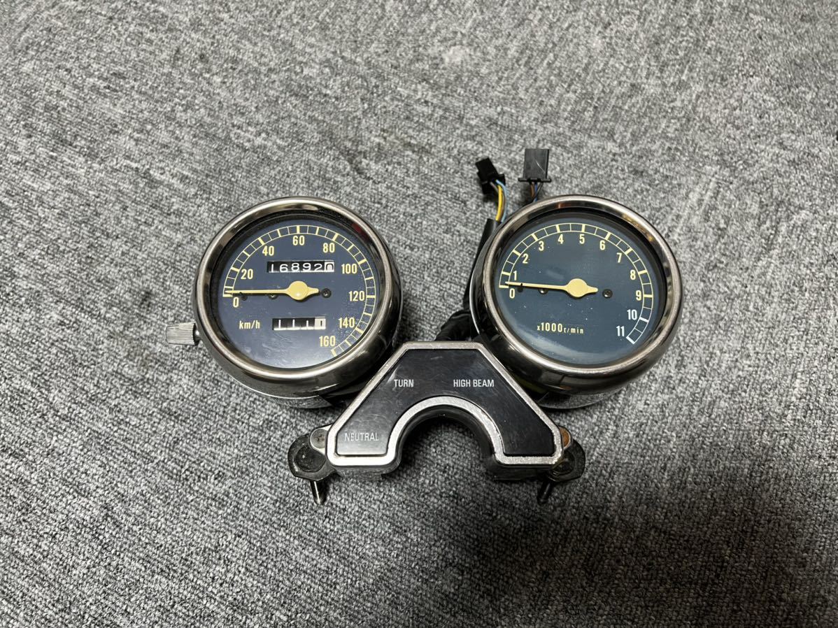 マーシャル きさん専用です 実働! YAMAHA SRV250 メーター ヤマハ スピードメーター タコメーター