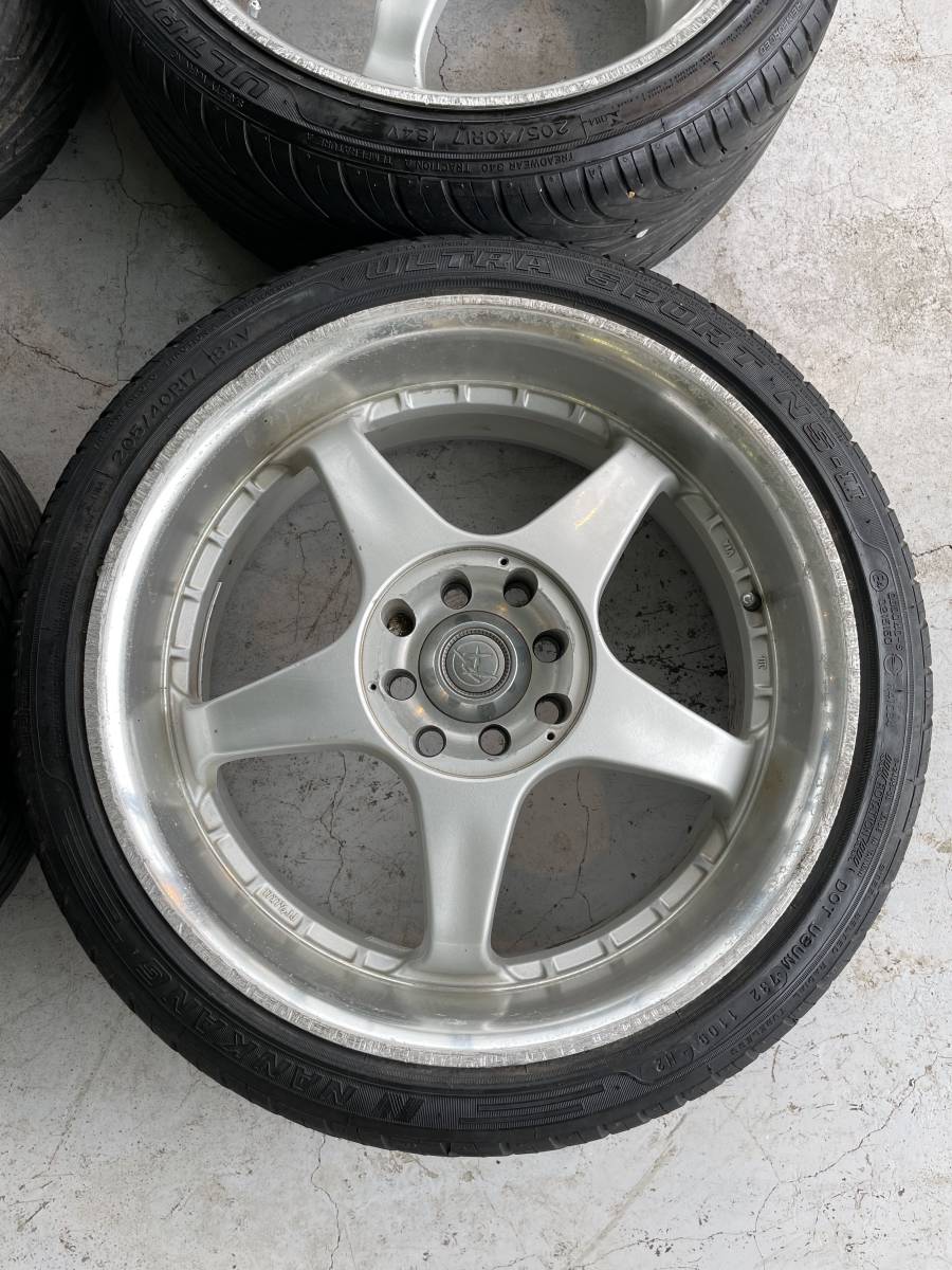 KOSEI SENEKA RT &frasl; - JAPAN 4×100 CB:73 x4 4×114.3 Yahoo!オークション RACING +45 Kosei 17x7j 5穴4本プリウス