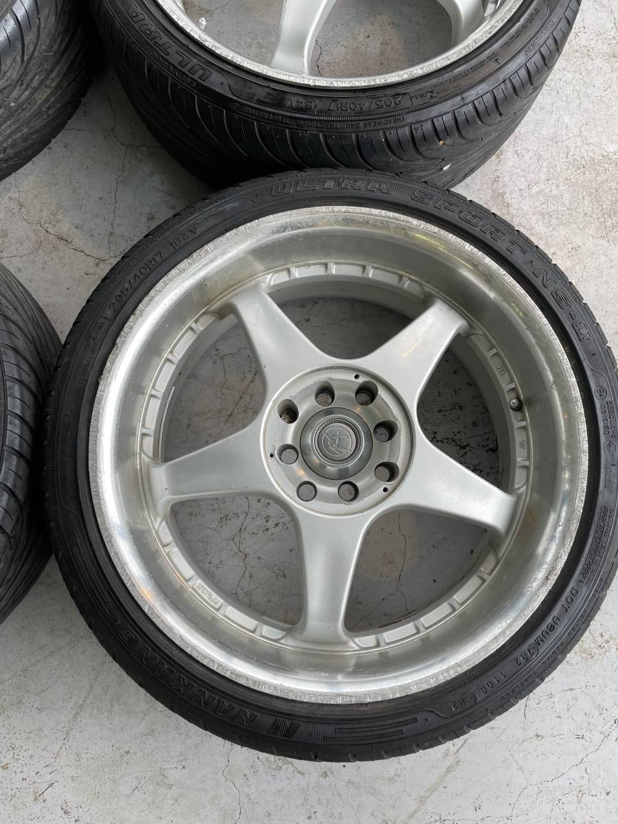 KOSEI SENEKA RT &frasl; - JAPAN 4×100 CB:73 x4 4×114.3 Yahoo!オークション RACING +45 Kosei 17x7j 5穴4本プリウス