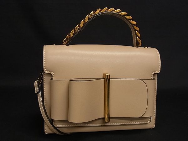 1円 □極美品□ CHARLES&KEITH チャールズアンドキース レザー 2WAY 