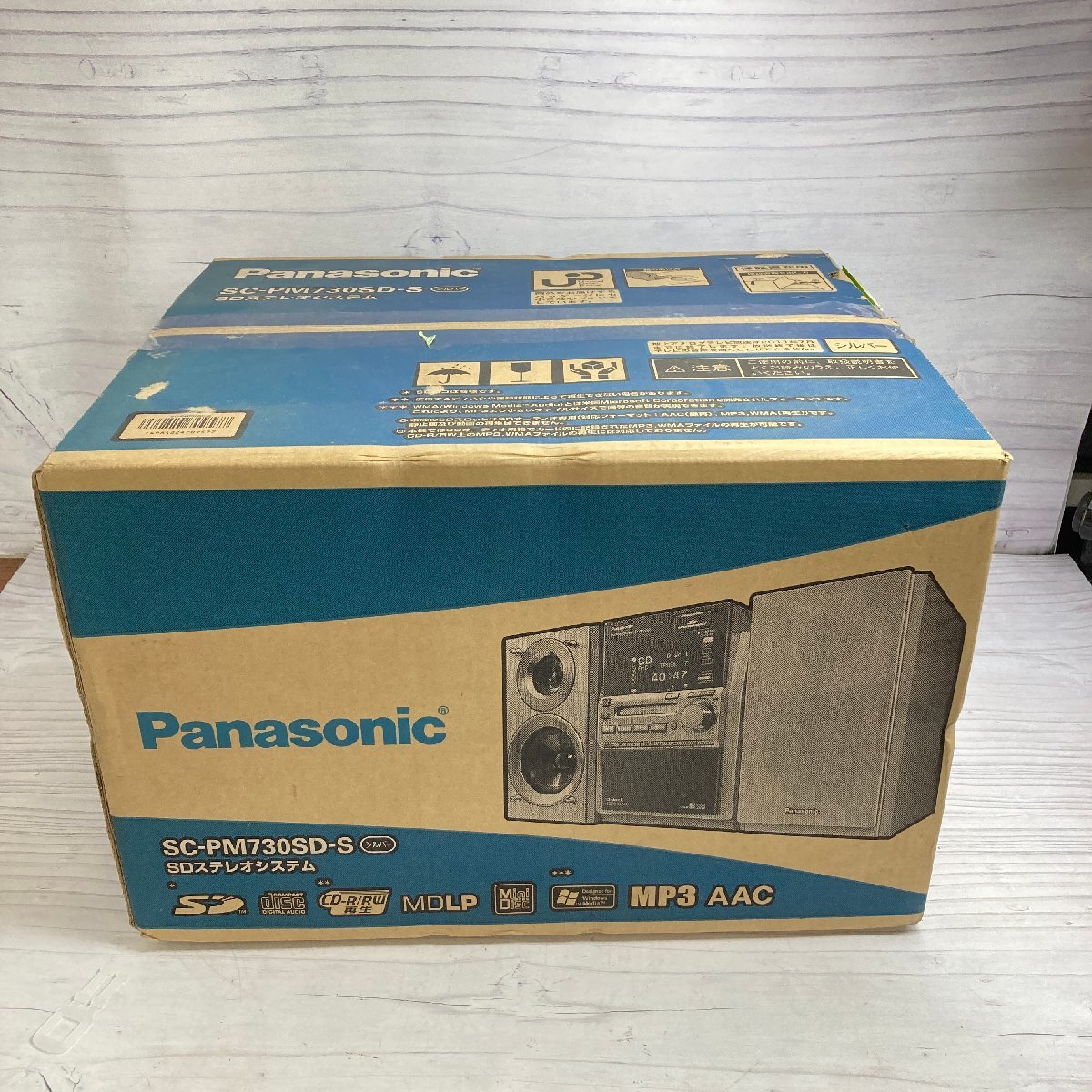 f001l M 未開封品 デッドストック Panasonic パナソニック SC-PM730SD-S SDステレオシステム コンポ CD MD カセット パナソニック 三菱電機 片吸込形シロッコファン 家電、AV、カメラ RD-XV10 訳あり（ブランドパナソニック）（電子レンジ