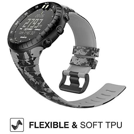 色名:デジタルカモフラージュ Suunto Core バンド - ATiC SUUNTO(スント) Coreコア専用 迷彩シリーズ ソフト 高級_2