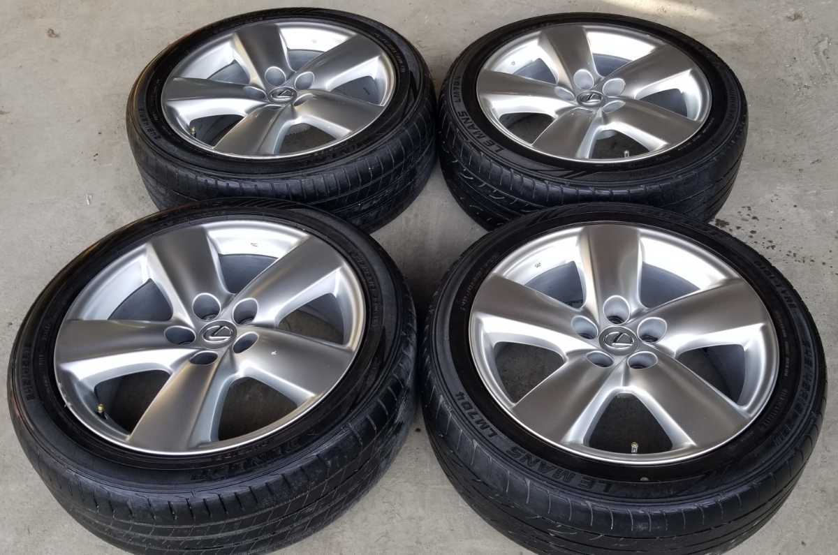 レクサス LEXUS LS 純正 アルミホイール 4本 19インチ 8J+35