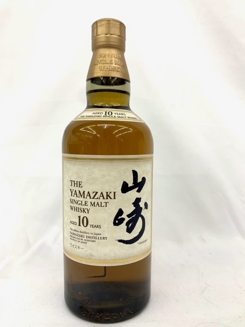 未開栓】山崎 YAMAZAKI 10年 シングルモルト ウイスキー サントリー