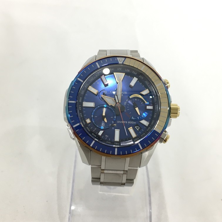 1610880】CASIO OCEANUS 腕時計 0CW-P2000 箱/保証書/説明書/コマ付き