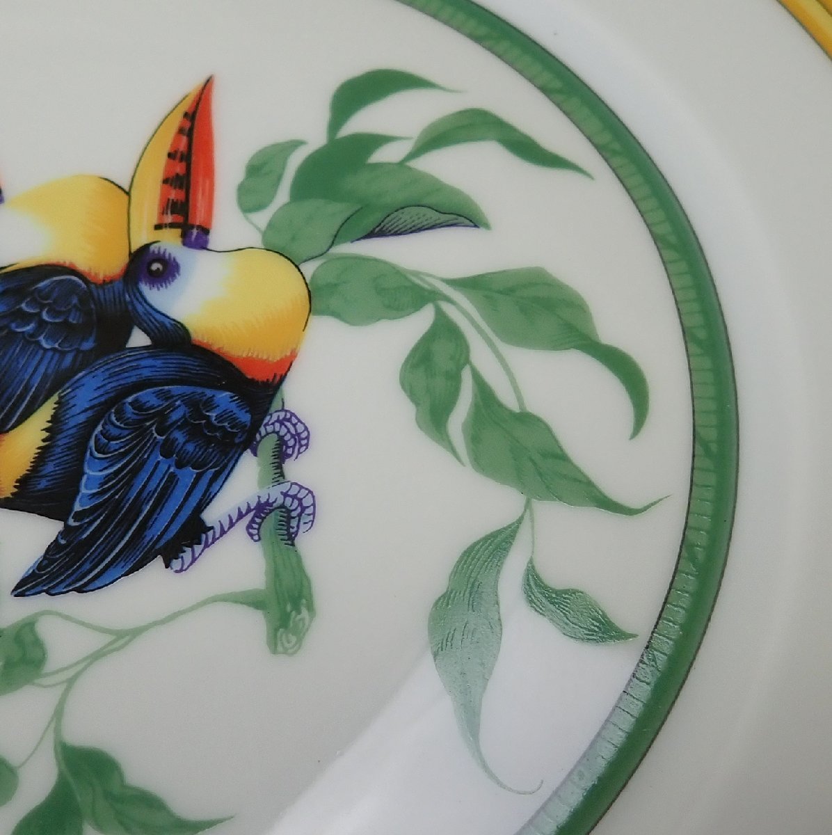 ◎未使用 保管品 HERMES エルメス Toucans トゥカン プレート 直径約