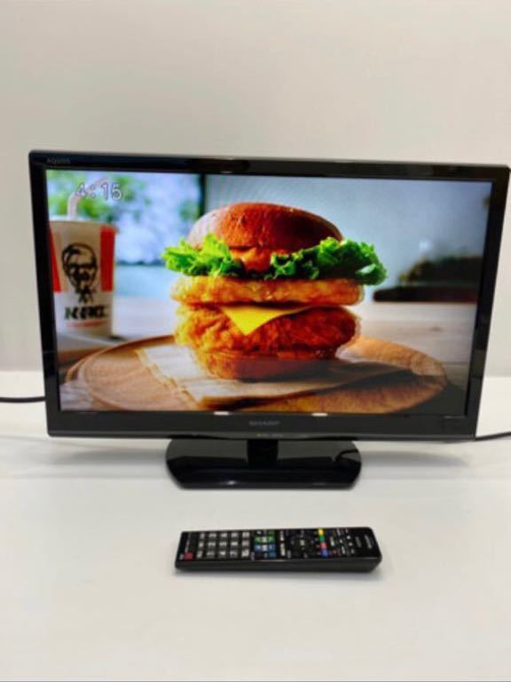 SHARP AQUOS 液晶テレビ 24型 レッド LC-24K40 | シャープ 24V