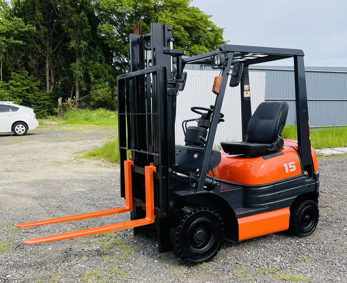 トヨタフォークリフト15 6FG15ガソリン車 点検整備済み トヨタ(TOYOTA 