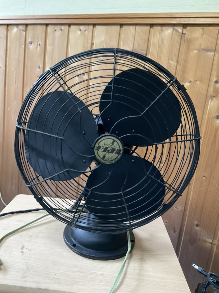 昭和レトロ 扇風機 鉄扇風機 ナショナル ナショナル 35cm羽根 100V50ー
