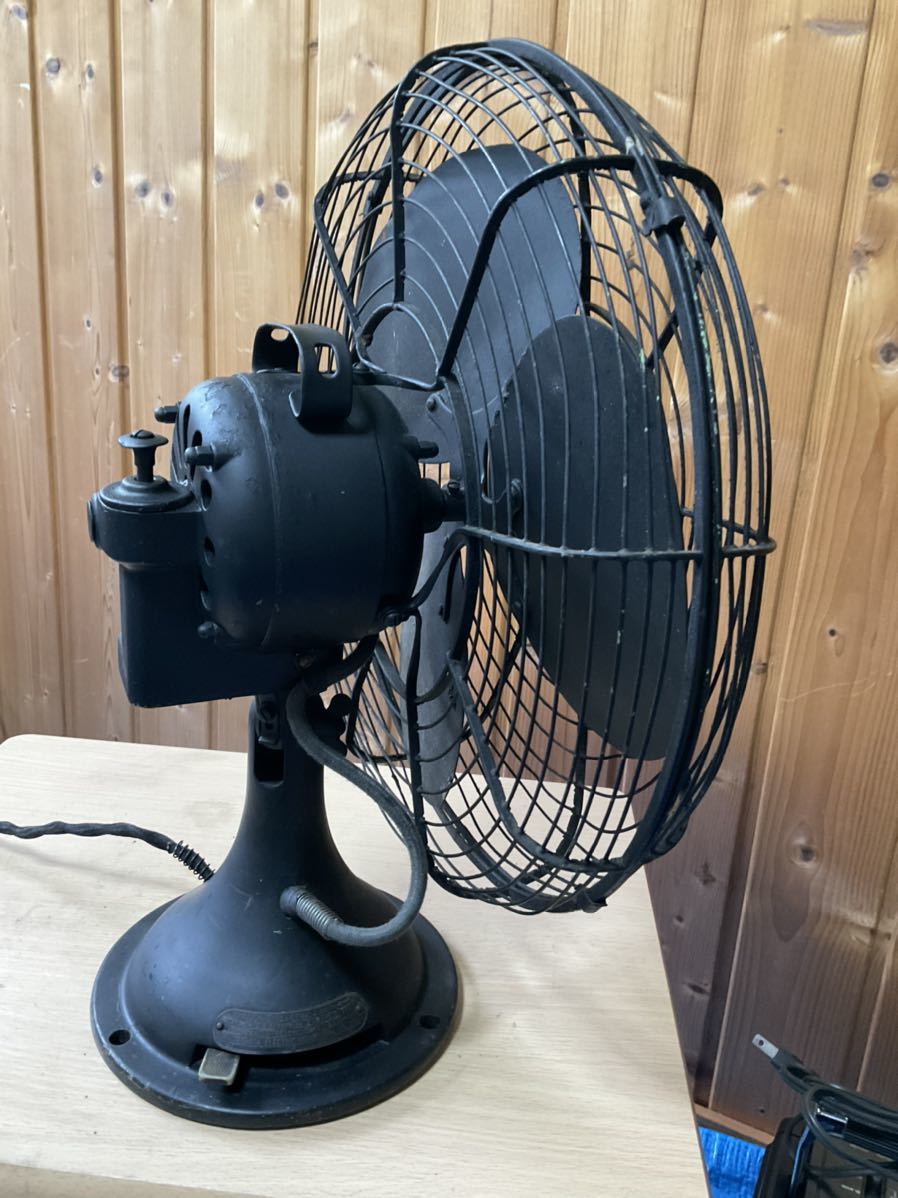 昭和レトロ 扇風機 鉄扇風機 ナショナル ナショナル 35cm羽根 100V50ー
