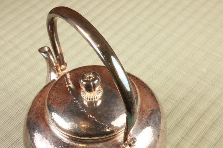 銀瓶 純銀製 煎茶道具 | UJ5-11 一望斎 茶器 純銀 重さ504g