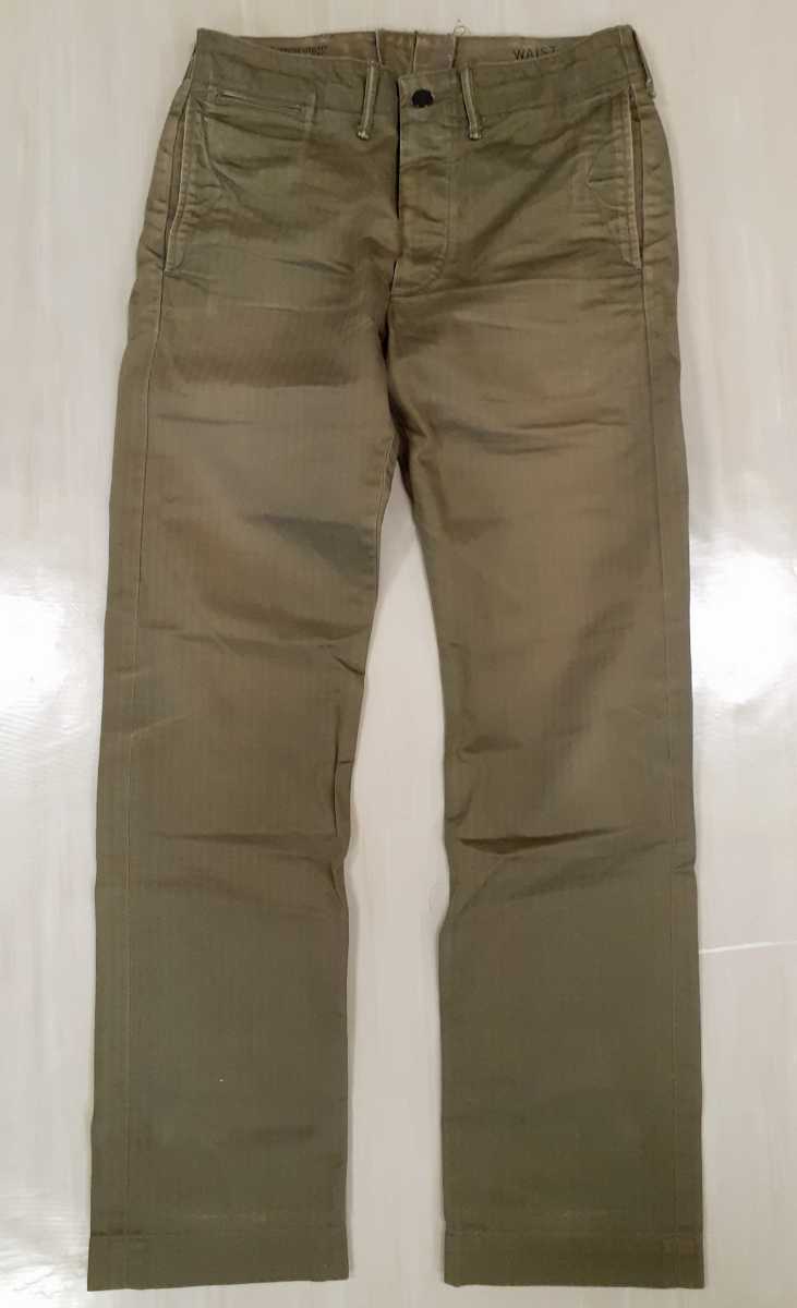 RRL 1円スタート トラウザーパンツ W30/L30 13スターボタン