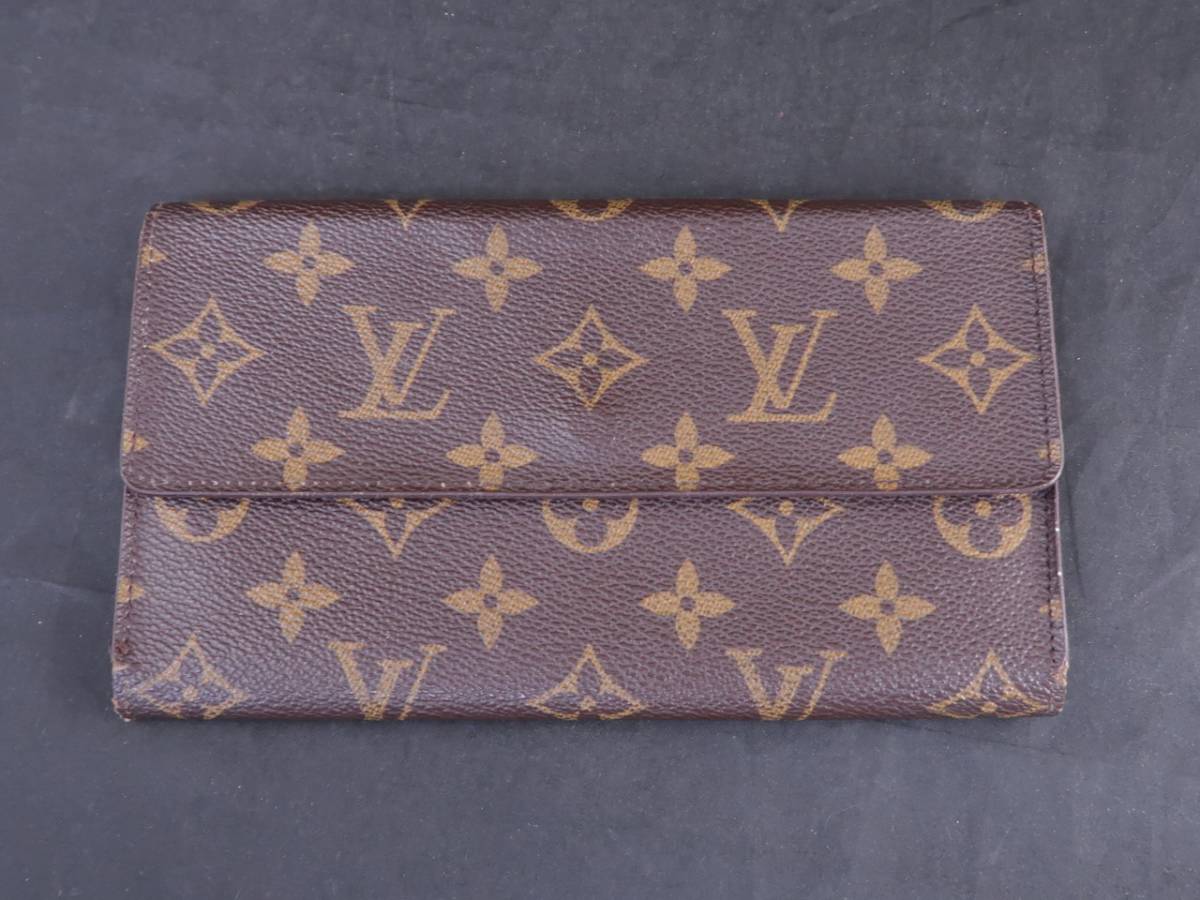 ルイヴィトン モノグラム 新品長財布 LOUIS VUITTON ルイヴィトン モノグラム 三つ折り 長財布