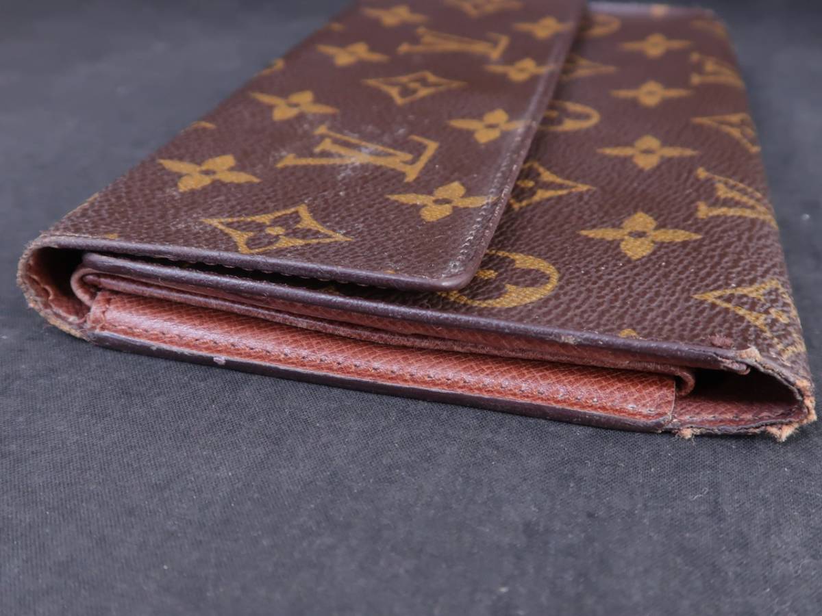 LOUIS VUITTON ルイヴィトン モノグラム 三つ折り 長財布