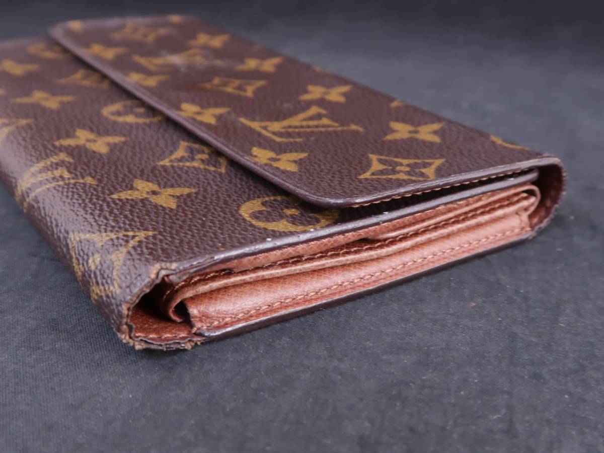ルイヴィトン モノグラム 新品長財布 LOUIS VUITTON ルイヴィトン モノグラム 三つ折り 長財布