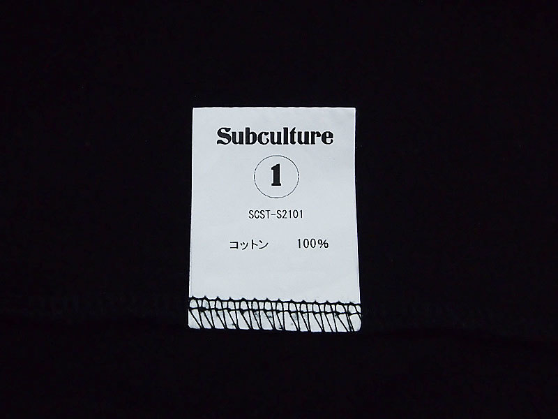 定価12100円 SC SubCulture EAGLE SKULL LOGO T-SHIRT Tシャツ S サブ
