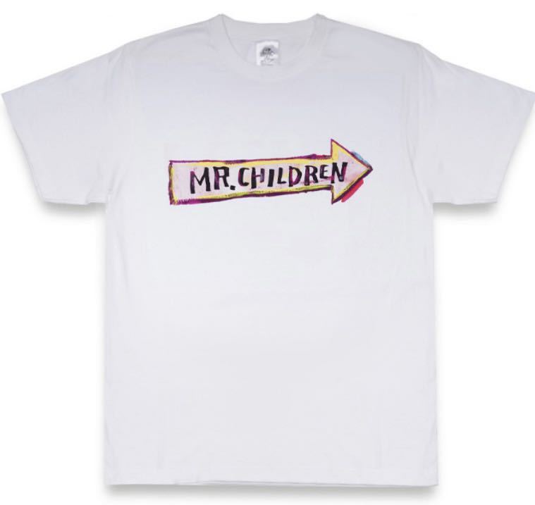 セール，新品 Mr. Children ミスチル 30周年記念ツアー 半世紀へのエントランス エントランス Arrow Tシャツ WHITE ホワイト 白 Sサイズ(Mr.Children)｜売買されたオークション情報、yahooの商品情報をアーカイブ公開 ま行