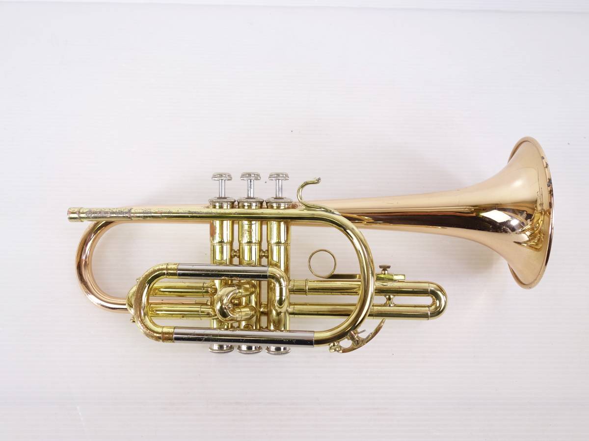 ☆YAMAHAコルネット YCR-332 赤ベル3ピストン マウスピース2個付き 