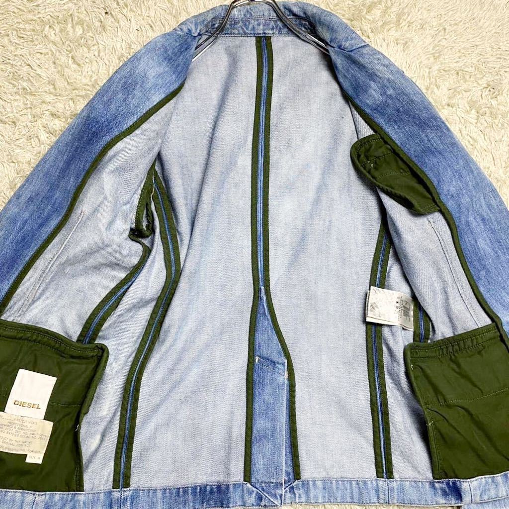 美品 ディーゼル 【男らしさ漂う】 DIESEL デニムジャケット 