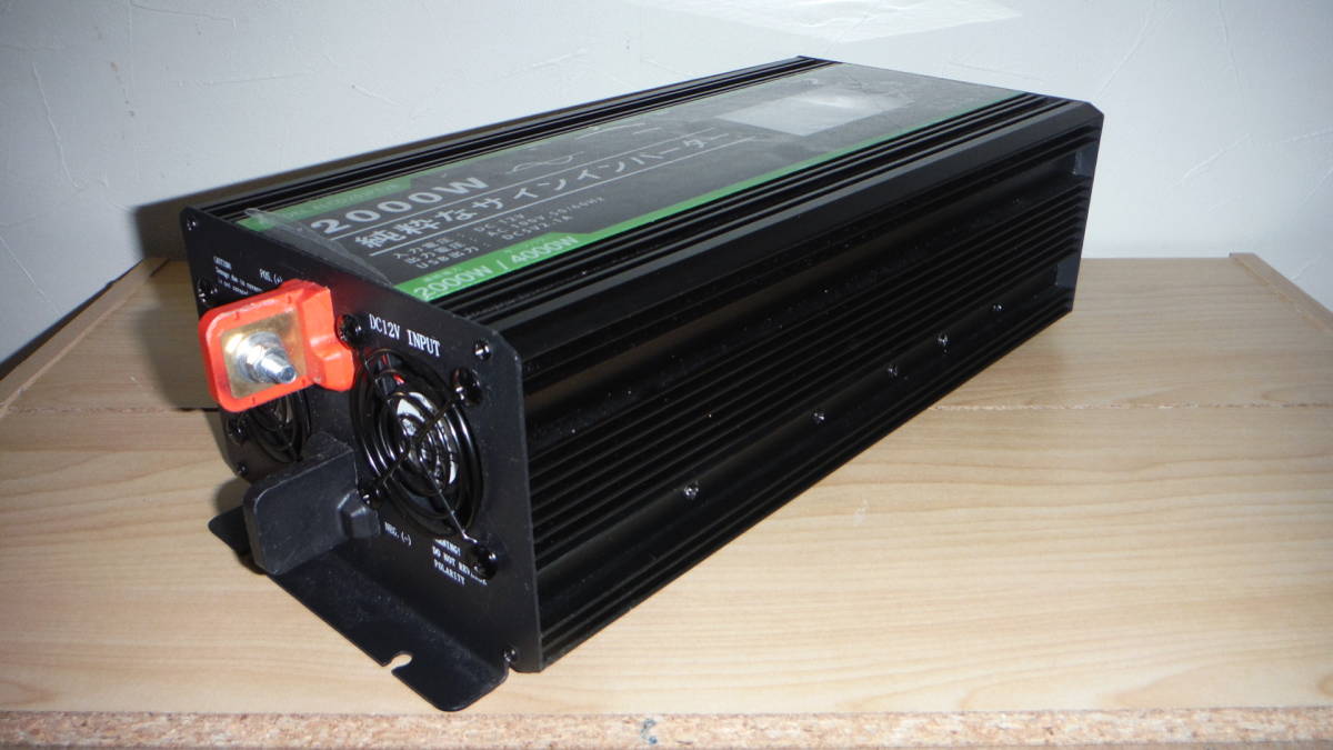 NOVOPAL インバーター 正弦波 12v 2000W 最大電力4000W 純正弦波 