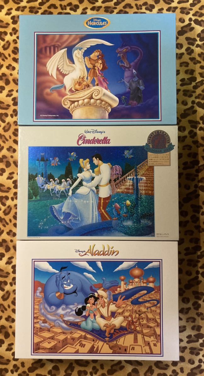絶版 ディズニー ヘラクレス シンデレラ アラジン 3個セット 300ピース ジグソーパズル 売買されたオークション情報 Yahooの商品情報をアーカイブ公開 オークファン Aucfan Com