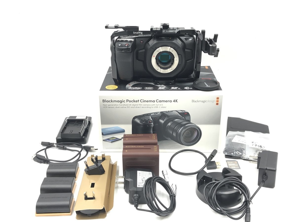 Camera Blackmagic Pocket Cinema Design 4K シネマカメラ : | 外観特 