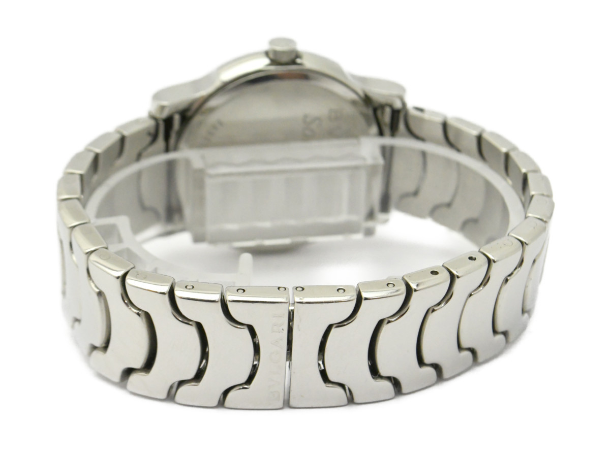 ソロテンポ ブルガリ ST35S | BVLGARI - ステンレス トケマー:BVLGARI 白文字盤 SSブレスレット メンズ デイト クォーツ 腕時計 ボーイズ│ブルガリ ST35C6SSD磨き済&frasl;電池