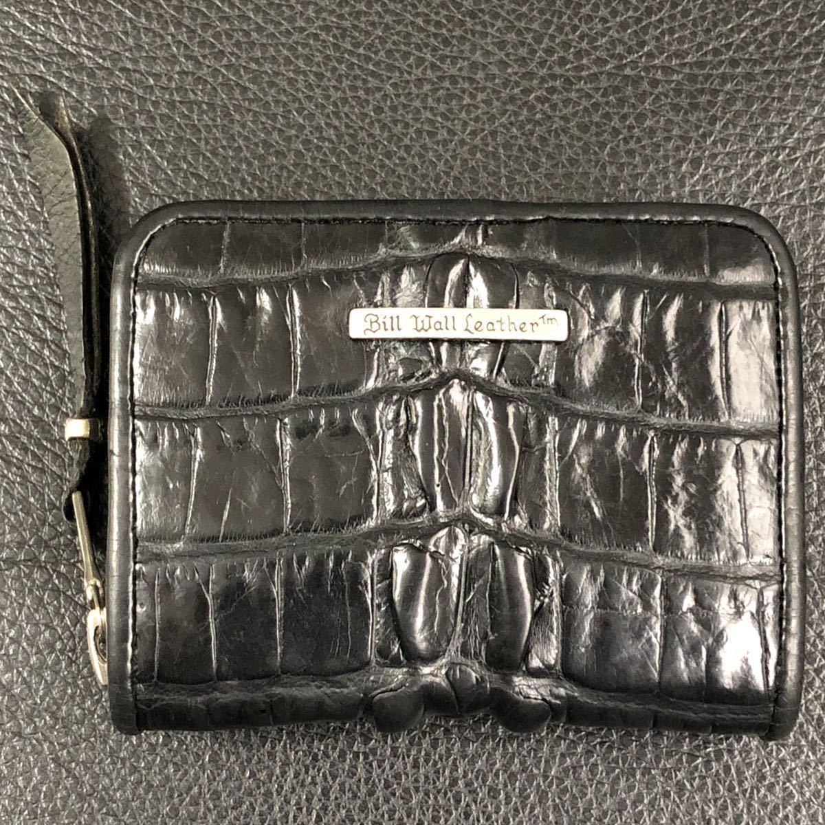 Bill Wall Leather コインジッパー ウォレット アリゲーターテイル 