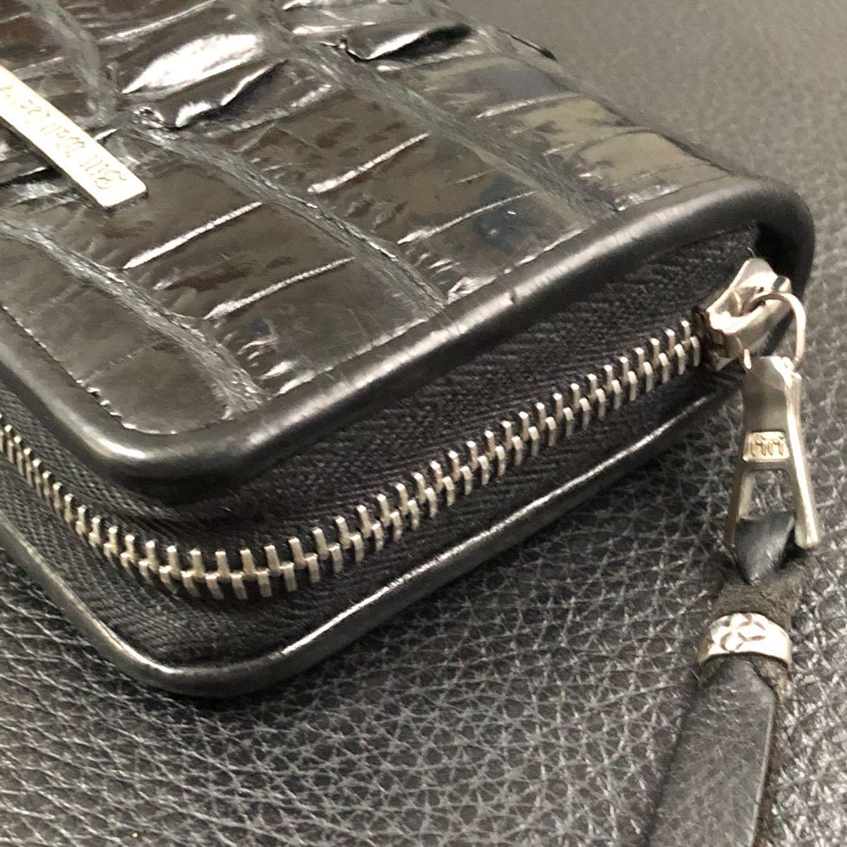 Bill Wall Leather コインジッパー ウォレット アリゲーターテイル 