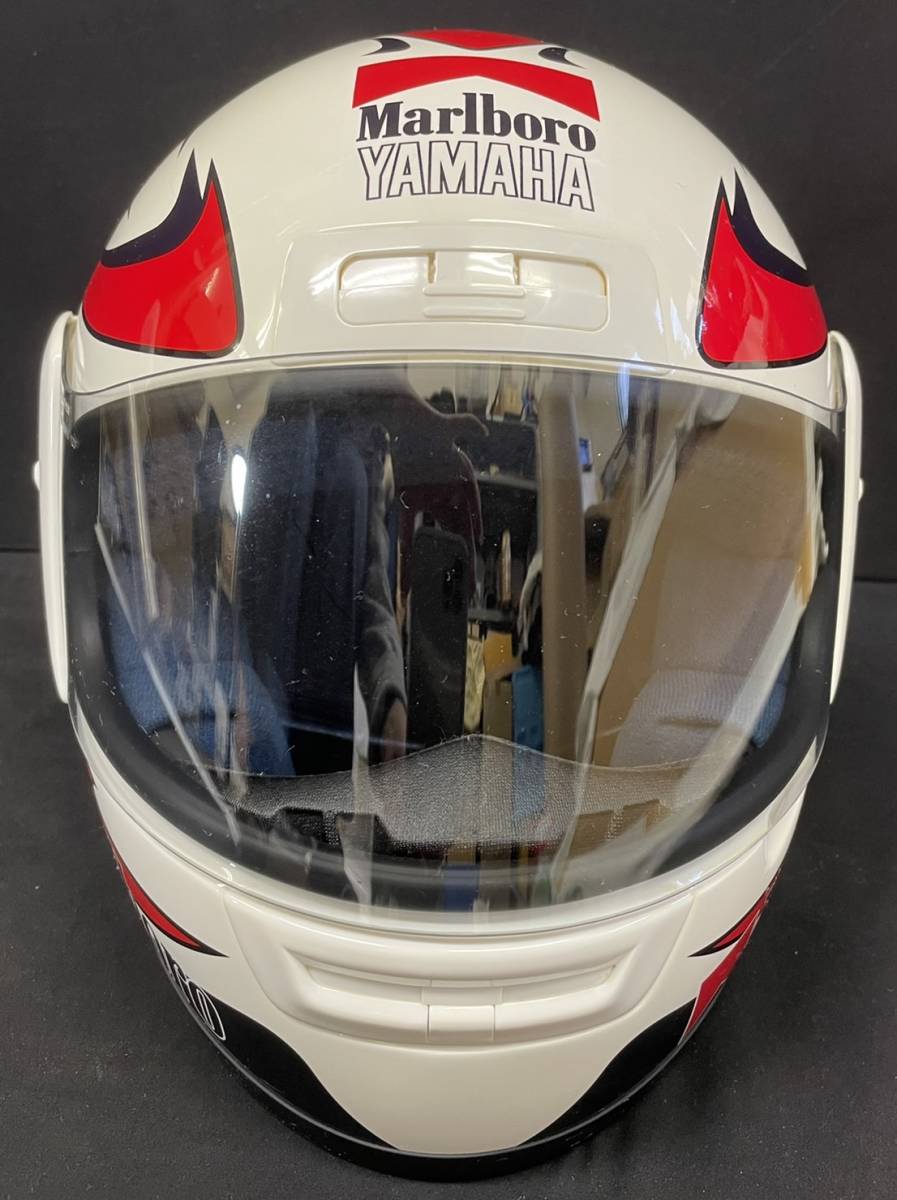 YAMAHA Marlboro ヤマハ マルボロ フルフェイス ヘルメット 61-62cm LL