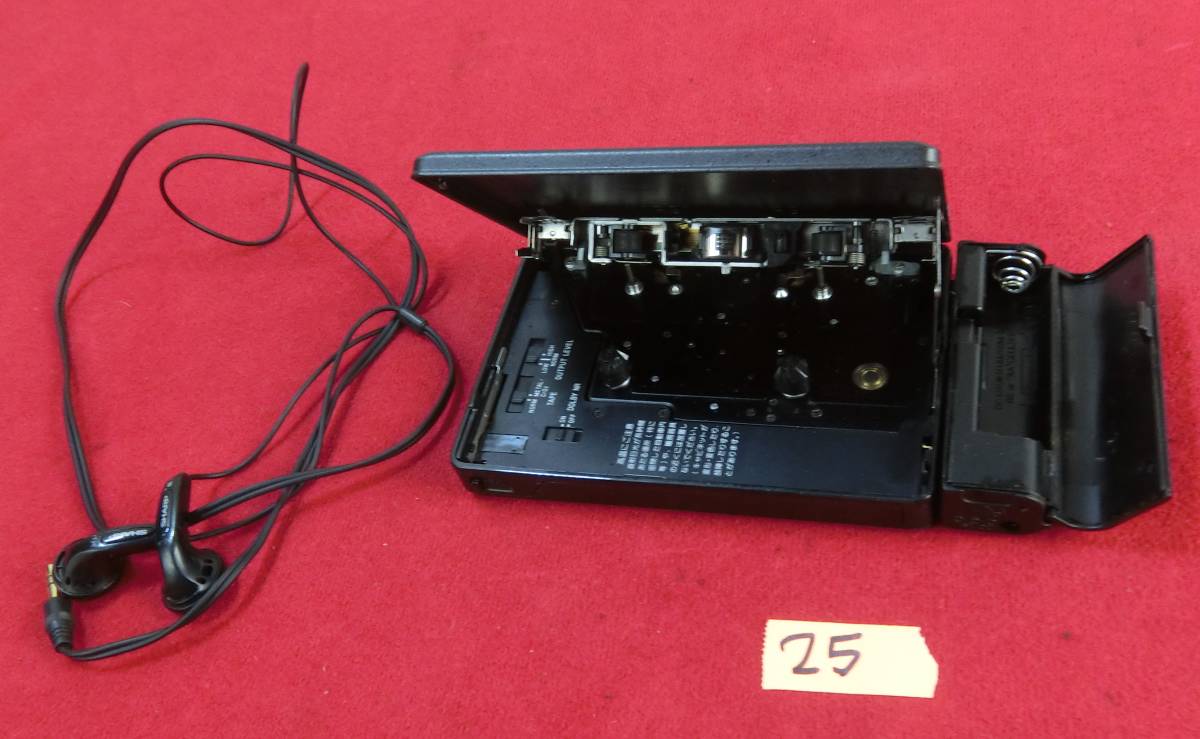 0513-25) SHARP JC-K99-BK シャープ ポータブルカセットプレーヤー
