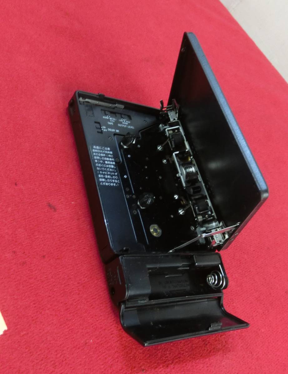 0513-25) SHARP JC-K99-BK シャープ ポータブルカセットプレーヤー