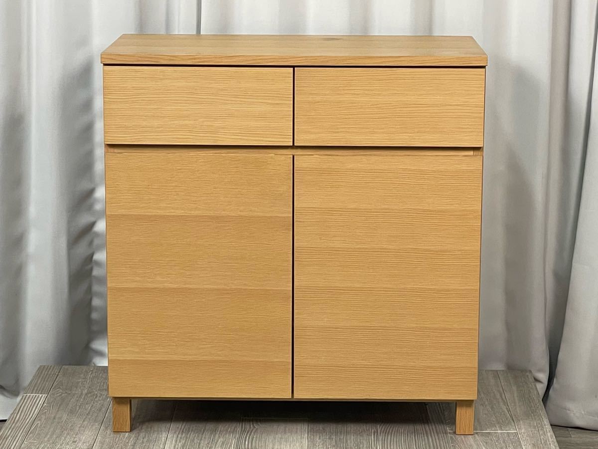 G728 無印良品 MUJI 収納家具 キャビネット サイドボード 食器棚 