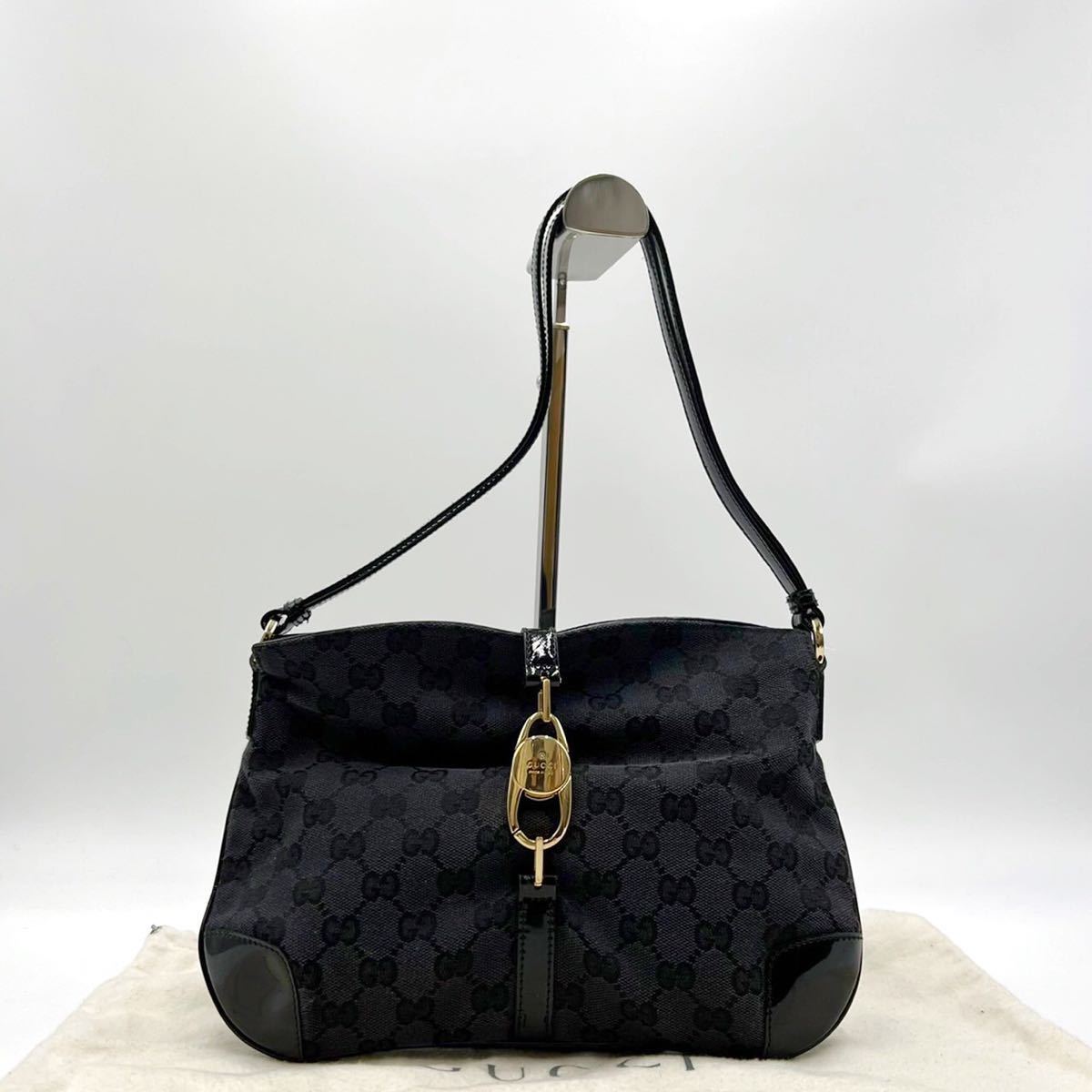 1円 極美品【GUCCI】ジャッキー ワンショルダーバッグ ハンドバッグ 