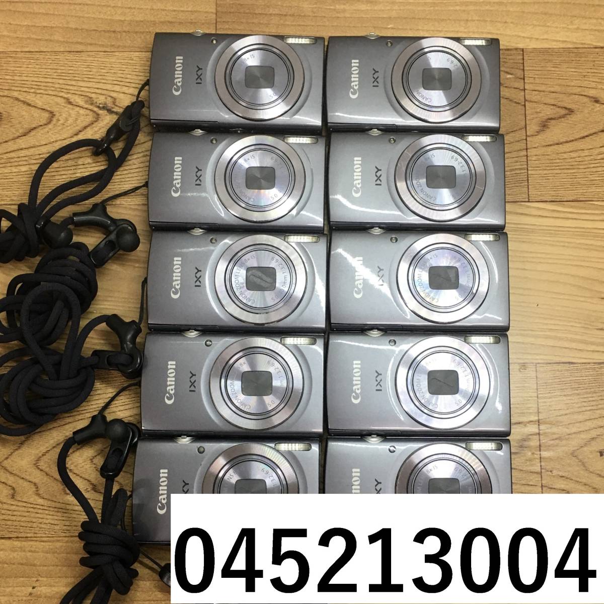 045213004】デジタルカメラ／Canon／IXY160／10台セット／バッテリー付 