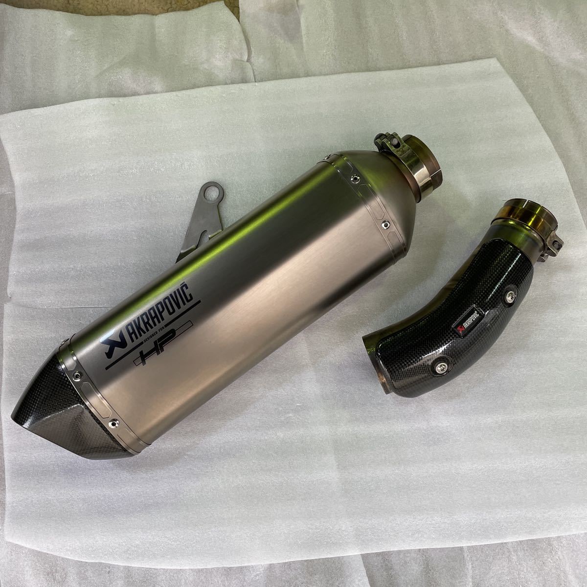 美品】BMW S1000RR 2015 2016 アクラポヴィッチ 純正スリップオン 