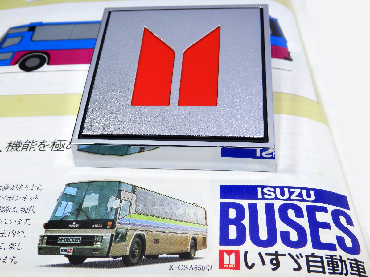 未使用 いすゞ純正 大型用 旧 矢羽根マーク エンブレム v10ss 810 