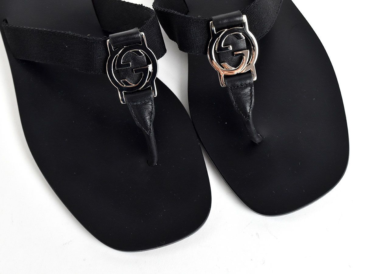 124532☆ GUCCI グッチ インターロッキングG トングサンダル ビーチ