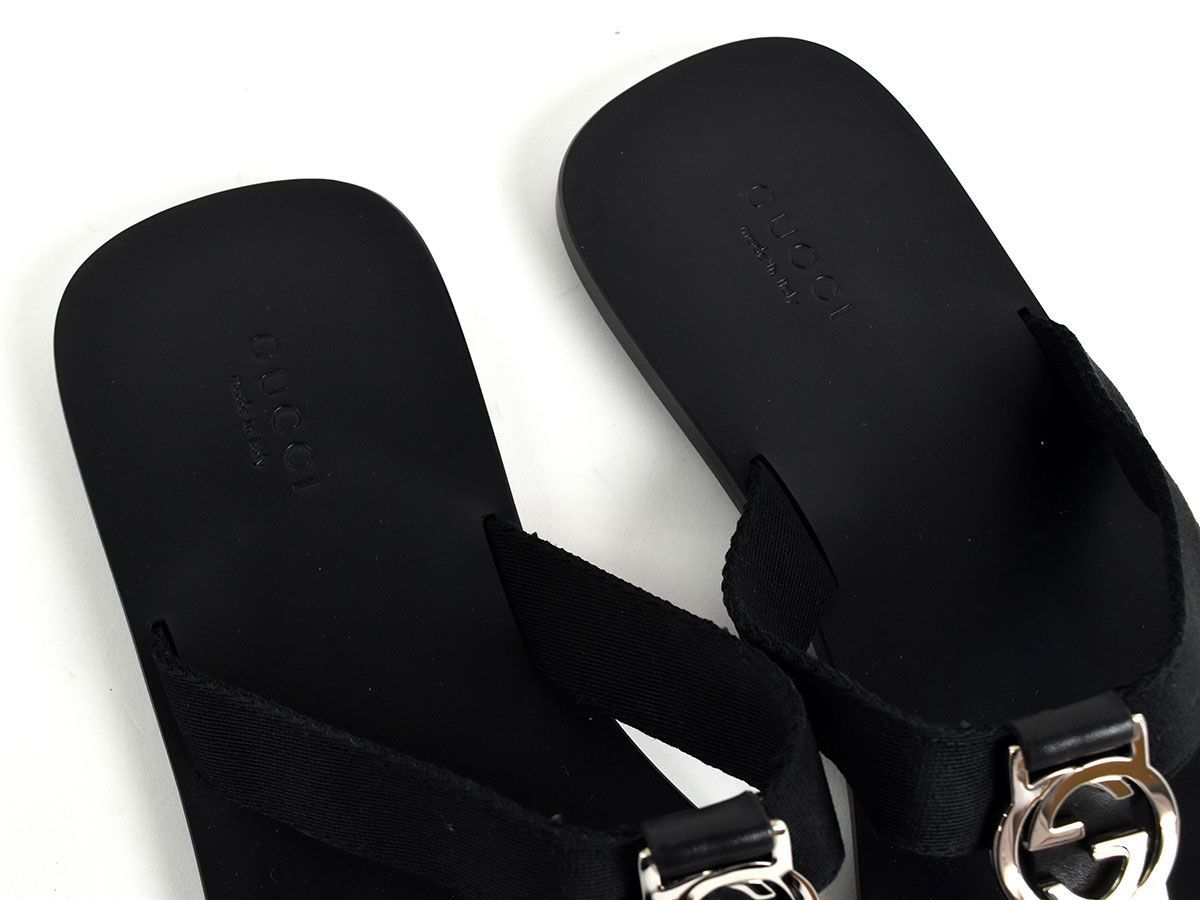 124532☆ GUCCI グッチ インターロッキングG トングサンダル ビーチ