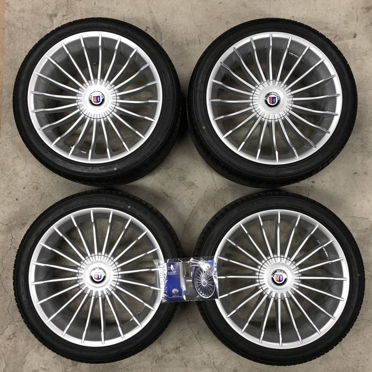 美品! ALPINA BBS アルピナ ホイール PCD112 10J 8.5J BS POTENZA RFT