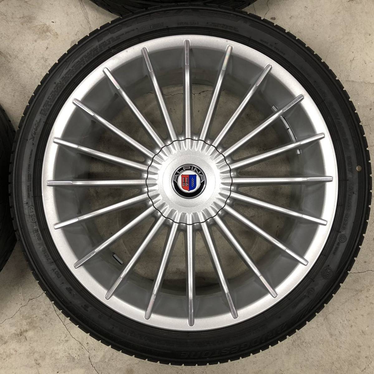 美品! ALPINA BBS アルピナ ホイール PCD112 10J 8.5J BS POTENZA RFT